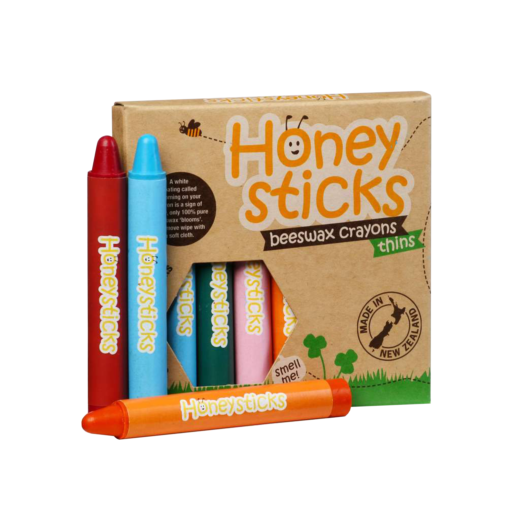 Honeysticks 10 Crayons de Couleurs Enfant