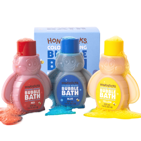 Honeysticks Bubble Bath Colour Mixing 3pk 220ml