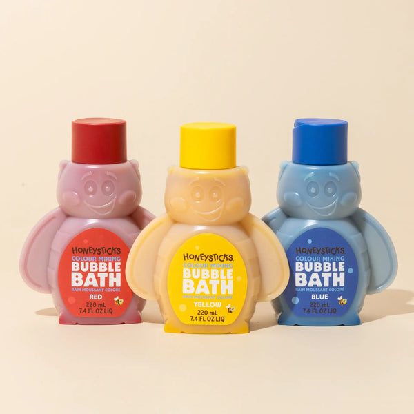 Honeysticks Bubble Bath Colour Mixing 3pk 220ml