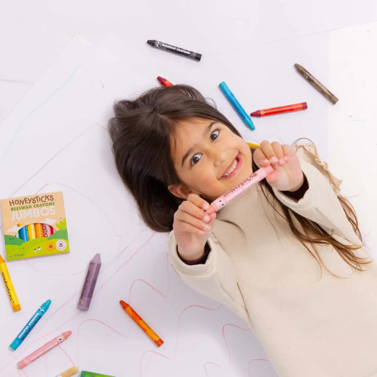 Honeysticks Beeswax Crayons Jumbos 16pk