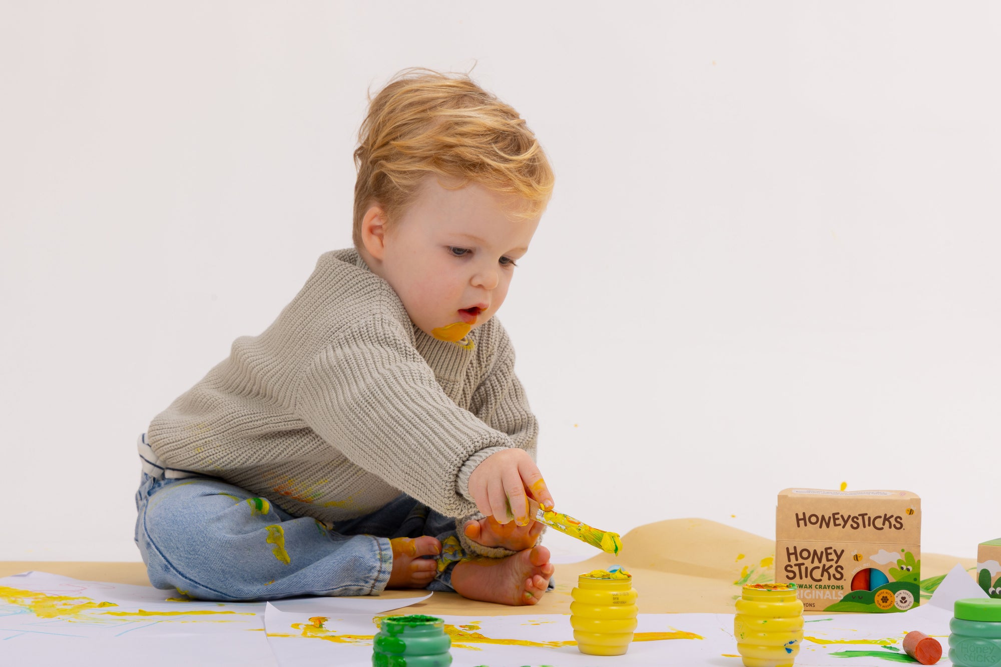 Honeysticks My First Paint Brush Set 3pk