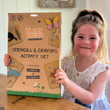 Jumbo Stencils and Crayons Activity Set