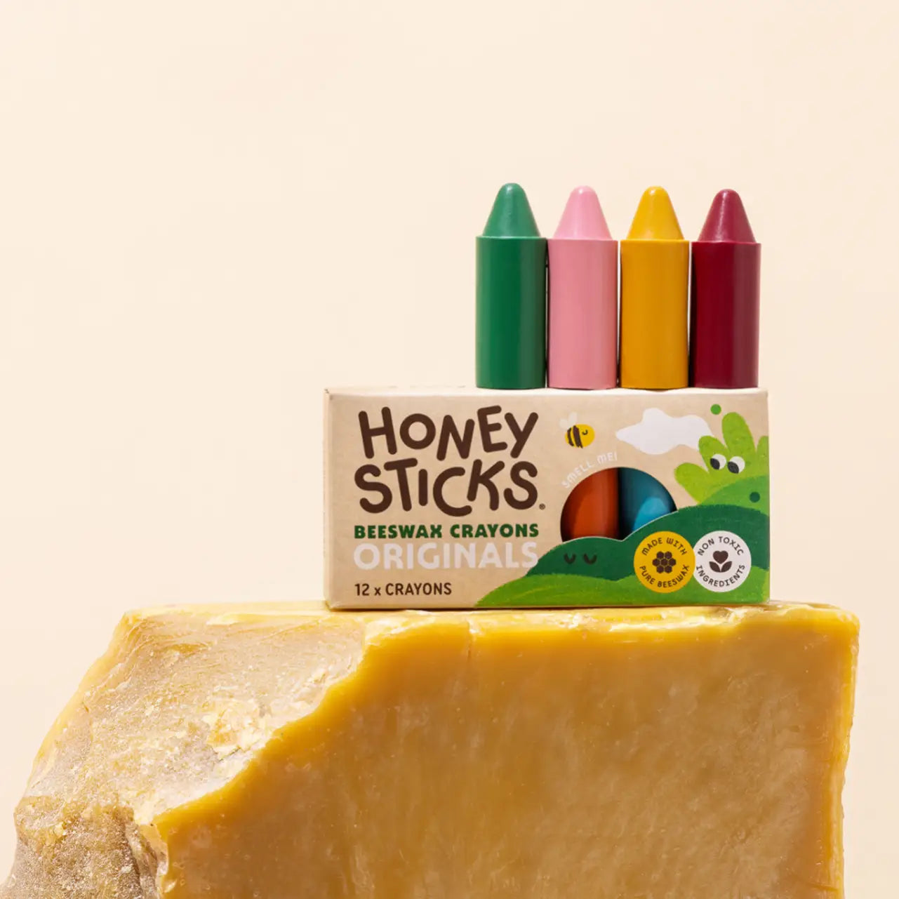 Honeysticks Beeswax Crayons Originals 12pk